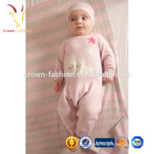 Soft Warm Cashmere Baby Jumper Suit Layette